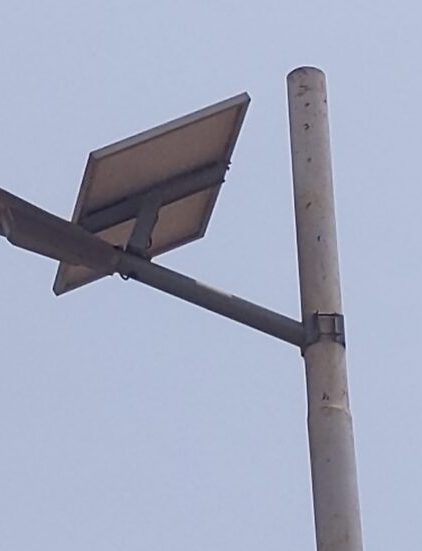 Bamendjou éclairée par panneaux solaires